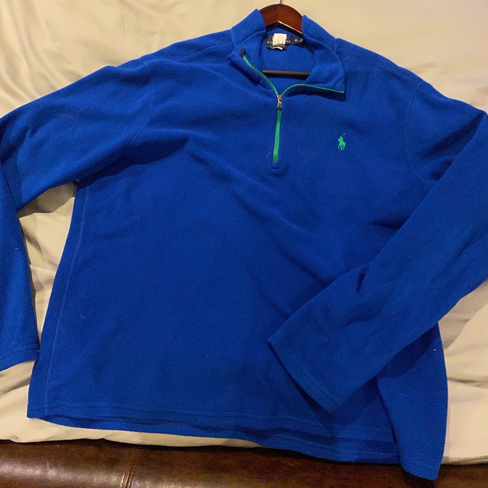 POLO Ralph Lauren Performance Fleece Extra Large Blue / Green Light
